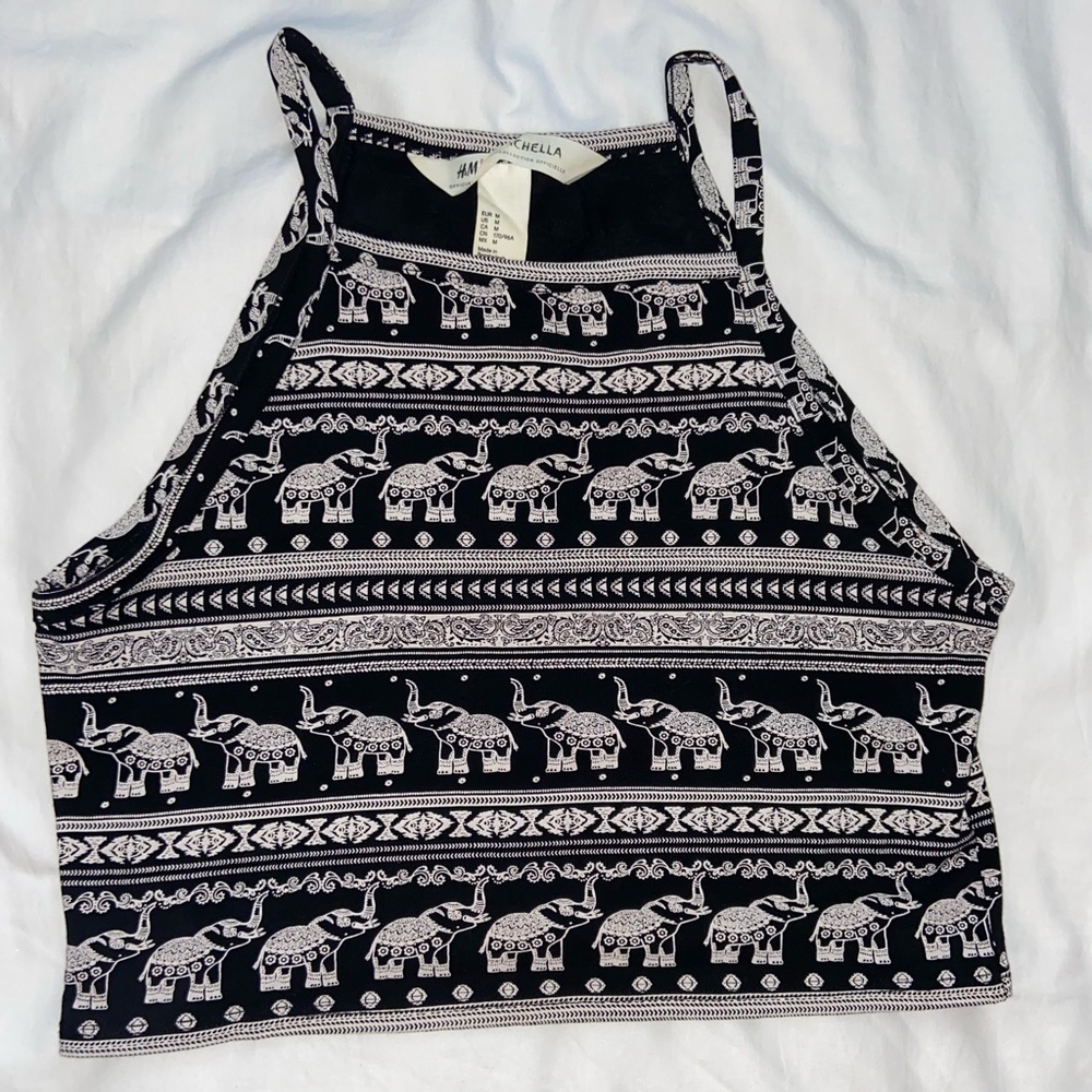 Elephant print shirt from H&M coachella collection